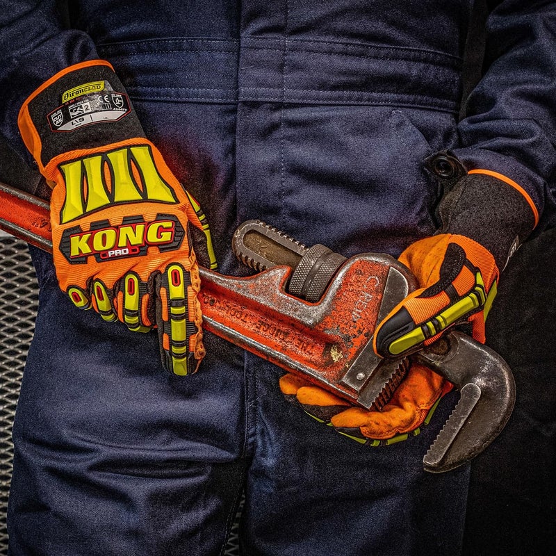 Ironclad SDX2P-03-M KONGÂ® PRO Glove, Medium, Orange - Image 2